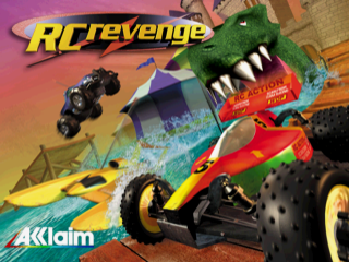 RC Revenge title screen for Playstation